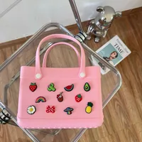 Women's EVA Heart Shape Bow Knot Cute Square Open Square Bag sku image 12