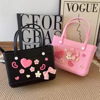 Women's EVA Heart Shape Bow Knot Cute Square Open Square Bag main image 3