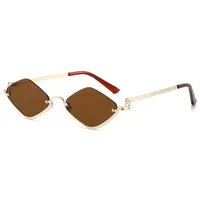 Simple Style Classic Style Solid Color Ac Polygon Full Frame Glasses main image 4