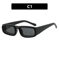 Personality Punk Street Geometric Ac Special-Shaped Mirror Full Frame Glasses sku image 1
