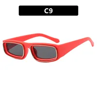 Personality Punk Street Geometric Ac Special-Shaped Mirror Full Frame Glasses sku image 9