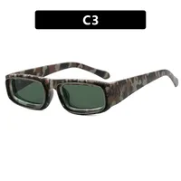 Personality Punk Street Geometric Ac Special-Shaped Mirror Full Frame Glasses sku image 3