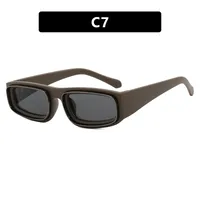 Personality Punk Street Geometric Ac Special-Shaped Mirror Full Frame Glasses sku image 7