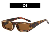 Personality Punk Street Geometric Ac Special-Shaped Mirror Full Frame Glasses sku image 4