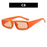 Personality Punk Street Geometric Ac Special-Shaped Mirror Full Frame Glasses sku image 8