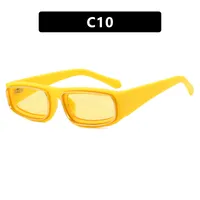 Personality Punk Street Geometric Ac Special-Shaped Mirror Full Frame Glasses sku image 10