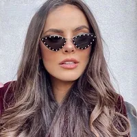 Punk Classic Style Gradient Color Ac Gradient Tinted Lenses Cat Eye Full Frame Glasses main image 2