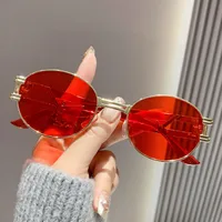 Elegant Basic Solid Color Ac Oval Frame Full Frame Glasses main image 4