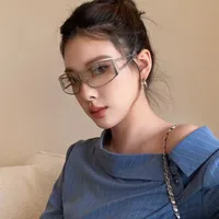 Casual Style Basic Solid Color Pc Square Full Frame Glasses main image 2