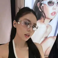 Elegant Basic Solid Color Pc Square Frameless Glasses main image 3