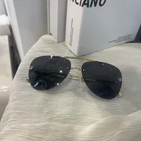 Elegant Basic Solid Color Pc Toad Glasses Frameless Glasses sku image 1