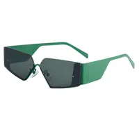 Modern Style Street Irregular Ac Polygon Frameless Glasses main image 3