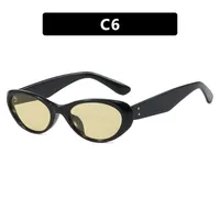 Personality Punk Street Geometric Ac Cat Eye Full Frame Glasses sku image 6