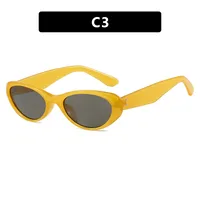 Personality Punk Street Geometric Ac Cat Eye Full Frame Glasses sku image 3