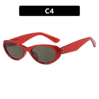 Personality Punk Street Geometric Ac Cat Eye Full Frame Glasses sku image 4