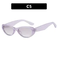 Personality Punk Street Geometric Ac Cat Eye Full Frame Glasses sku image 5