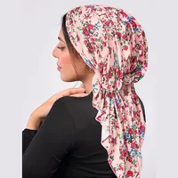 Women's Simple Style Classic Style Solid Color Eaveless Hijab main image 2