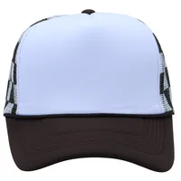 Unisex Basic Commute Color Block Curved Eaves Baseball Cap sku image 2