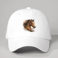 Unisex Casual Simple Style Streetwear Horse Embroidery Curved Eaves Baseball Cap sku image 1