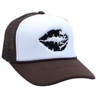 Unisex Casual Simple Style Streetwear Lips Curved Eaves Baseball Cap main image 5