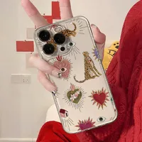 Silica Gel Heart Shape Retro Classic Style Phone Cases Phone Cases main image 5