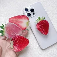 Acrylic Strawberry Cute Airbag Bracket Phone Cases main image 1