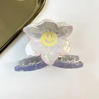 Women's Classic Style Flower Acetic Acid Sheets Hair Claws sku image 13