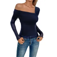 Women's Chiffon Shirt Long Sleeve Blouses Casual Elegant Solid Color main image 5