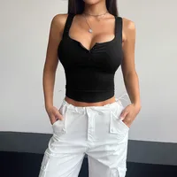 Women's Tank Top Vest Tank Tops Simple Style Streetwear Solid Color sku image 3