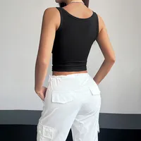 Women's Tank Top Vest Tank Tops Simple Style Streetwear Solid Color main image 5