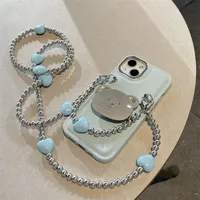 Silica Gel Cartoon Bear Cute Sweet Phone Cases Mobile Phone Chain Phone Cases main image 1