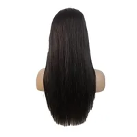 Unisex Simple Style Casual Holiday Street High Temperature Wire Long Straight Hair Wigs main image 4
