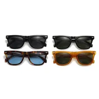 Elegant Basic Lady Solid Color Pc Square Full Frame Glasses main image 1