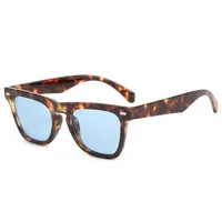 Elegant Basic Lady Solid Color Pc Square Full Frame Glasses main image 2