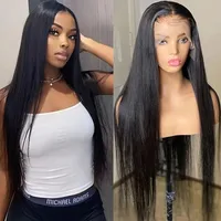 Unisex Simple Style Casual Holiday Street High Temperature Wire Long Straight Hair Wigs main image 3