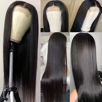 Unisex Simple Style Casual Holiday Street High Temperature Wire Long Straight Hair Wigs main image 5