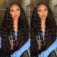 Unisex Simple Style Casual Holiday Street Real Hair Long Curly Hair Wigs main image 1