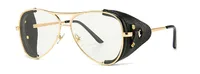 Casual Streetwear Solid Color Pc Oval Frame Full Frame Glasses sku image 5