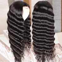 Unisex Simple Style Casual Holiday Street Real Hair Long Curly Hair Wigs main image 2