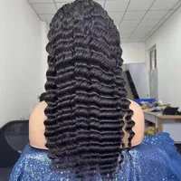 Unisex Simple Style Casual Holiday Street Real Hair Long Curly Hair Wigs main image 3