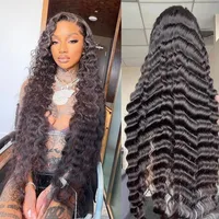 Unisex Simple Style Casual Holiday Street Real Hair Long Curly Hair Wigs main image 5