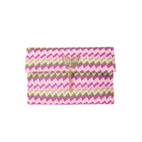 Women's Small Braid Butterfly Streetwear Weave Square Magnetic Buckle Envelope Bag sku image 5