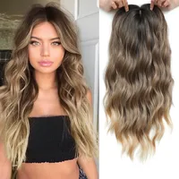 Women's Elegant Sweet Casual Holiday High Temperature Wire Long Curly Hair Wigs main image 4