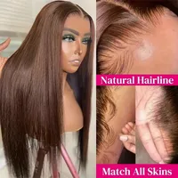 Women's Casual Simple Style Holiday Weekend High Temperature Wire Centre Parting Long Straight Hair Wigs main image 2