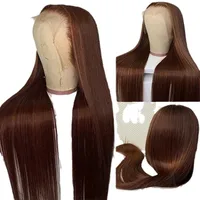Women's Casual Simple Style Holiday Weekend High Temperature Wire Centre Parting Long Straight Hair Wigs main image 5