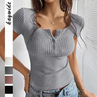 Women's T-shirt Short Sleeve T-Shirts Casual Simple Style Streetwear Solid Color main image 1