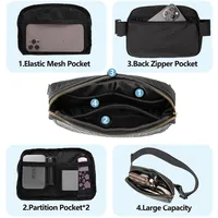 Unisex Classic Style Streetwear Solid Color Pu Leather Waist Bags main image 3