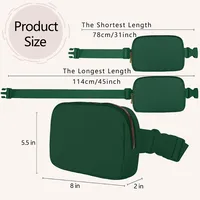 Unisex Classic Style Solid Color Oxford Cloth Waist Bags main image 5