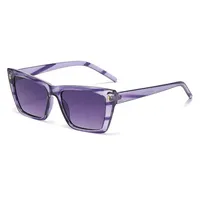 Basic Simple Style Solid Color Ac Cat Eye Full Frame Glasses main image 1