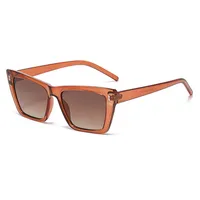 Basic Simple Style Solid Color Ac Cat Eye Full Frame Glasses main image 2